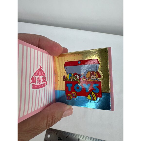 VTG 80s My Favorite Toys Mini Sticker Book Scratch N Sniff Stickers Strawberry G - Picture 4 of 9